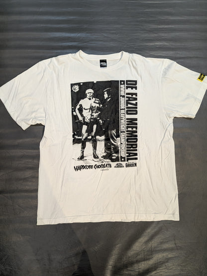 藤波辰爾「ディフォジオ・メモリアル(二冠ホワイト)」Tシャツ