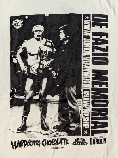 藤波辰爾「ディフォジオ・メモリアル(二冠ホワイト)」Tシャツ