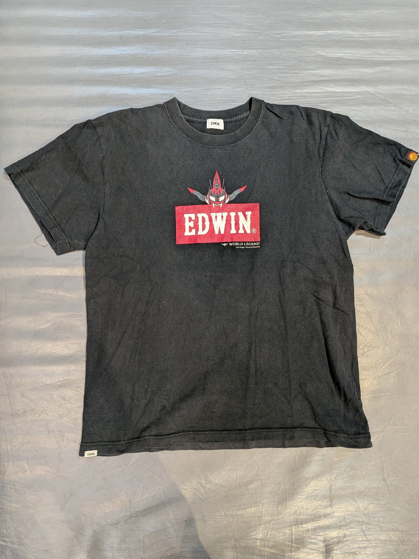 獣神サンダーライガー×EDWIN ボックスロゴTシャツ(ブラック)