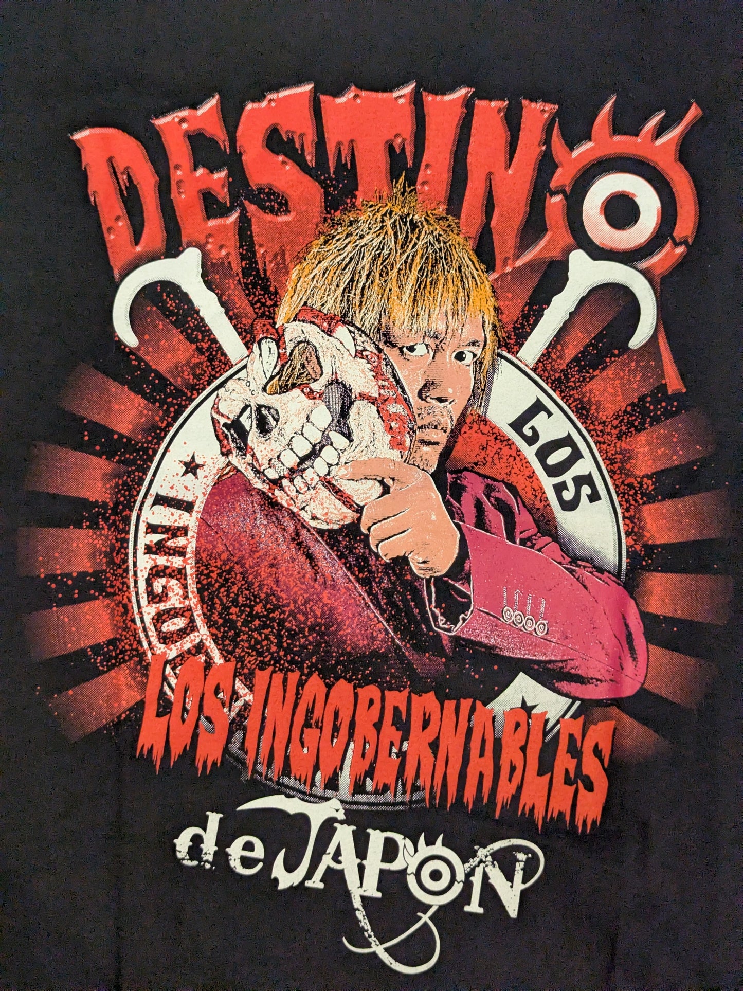 内藤哲也 ピクチャーTシャツ(EL INGOBERNABLE)