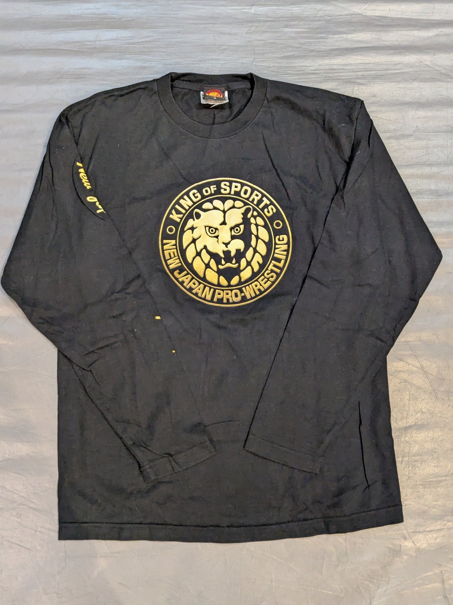 ライオンマーク ロングスリーブTシャツ(ブラック×イエロー)