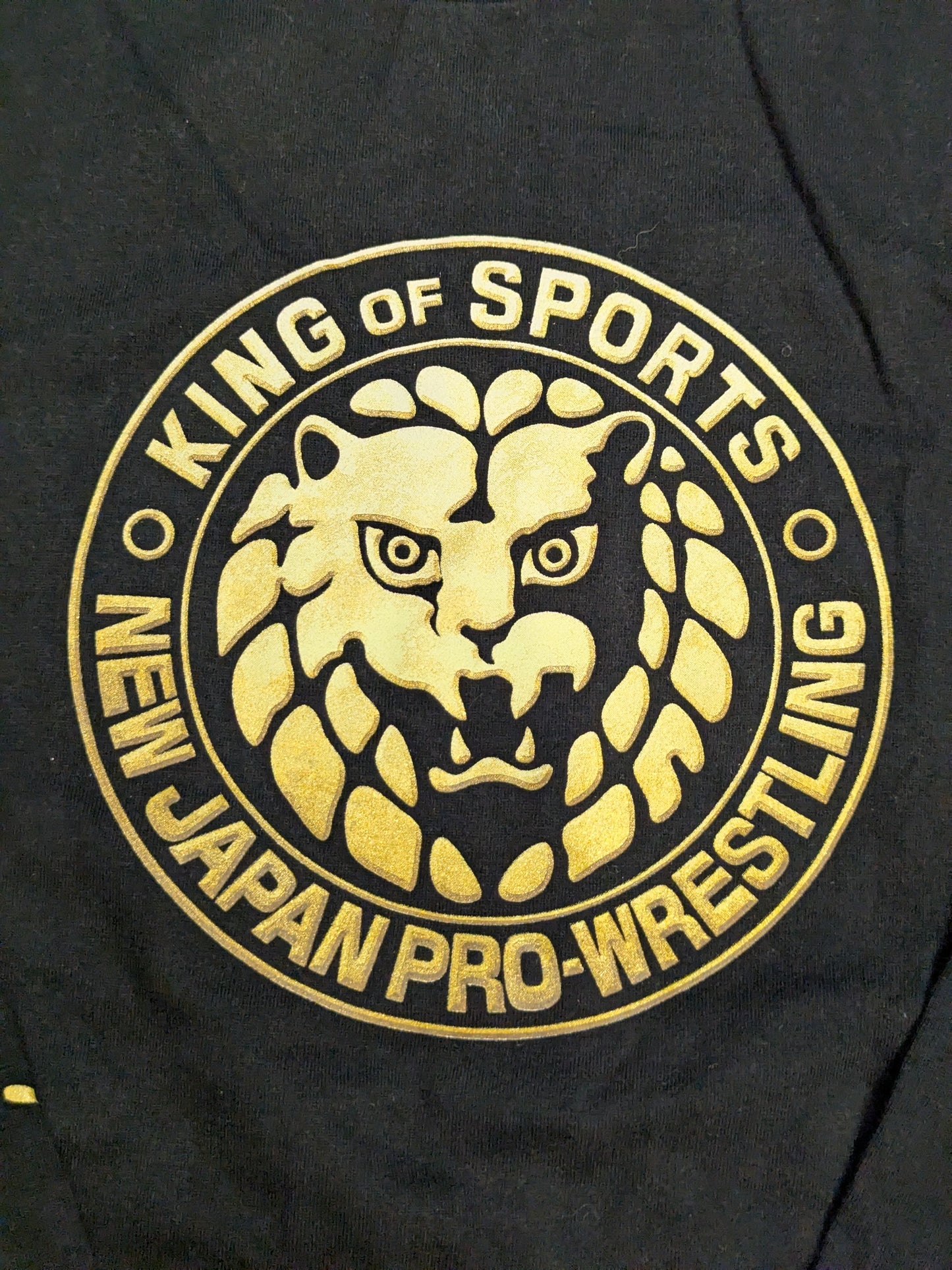 ライオンマーク ロングスリーブTシャツ(ブラック×イエロー)