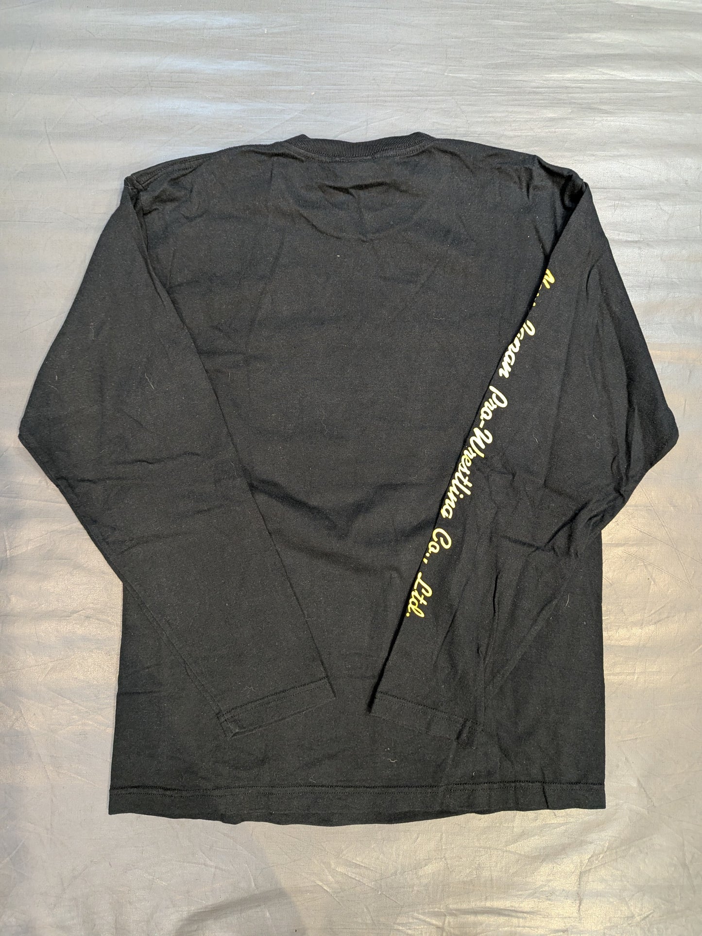 ライオンマーク ロングスリーブTシャツ(ブラック×イエロー)