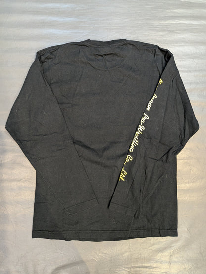 ライオンマーク ロングスリーブTシャツ(ブラック×イエロー)