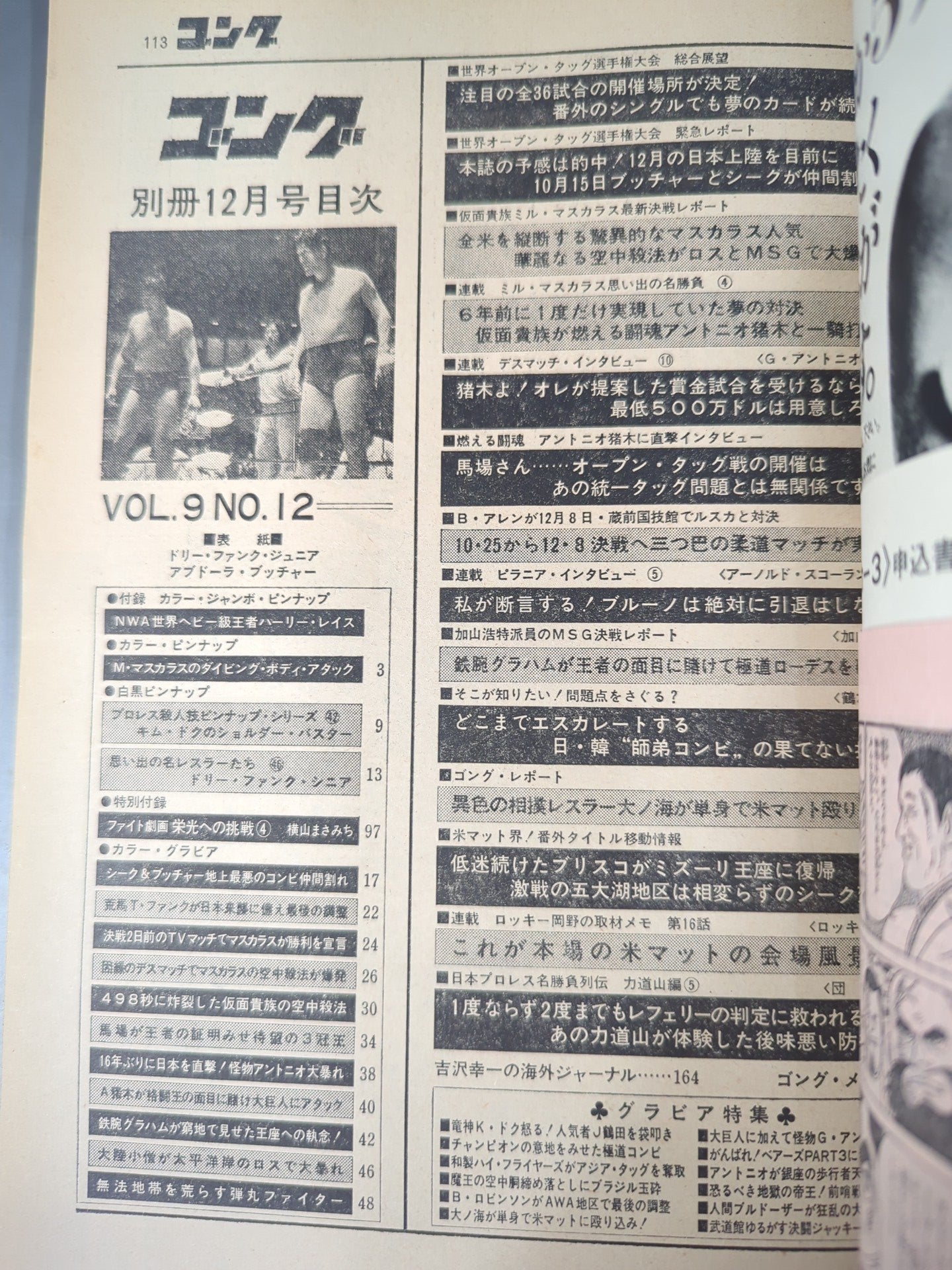 別冊ゴングVol.9 No.12