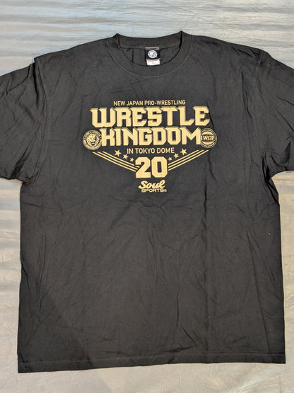 WRESTLE KINGDOM 20 大会記念「SOUL SPORTS」Tシャツ
