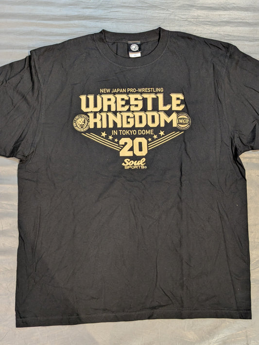 WRESTLE KINGDOM 20 大会記念「SOUL SPORTS」Tシャツ