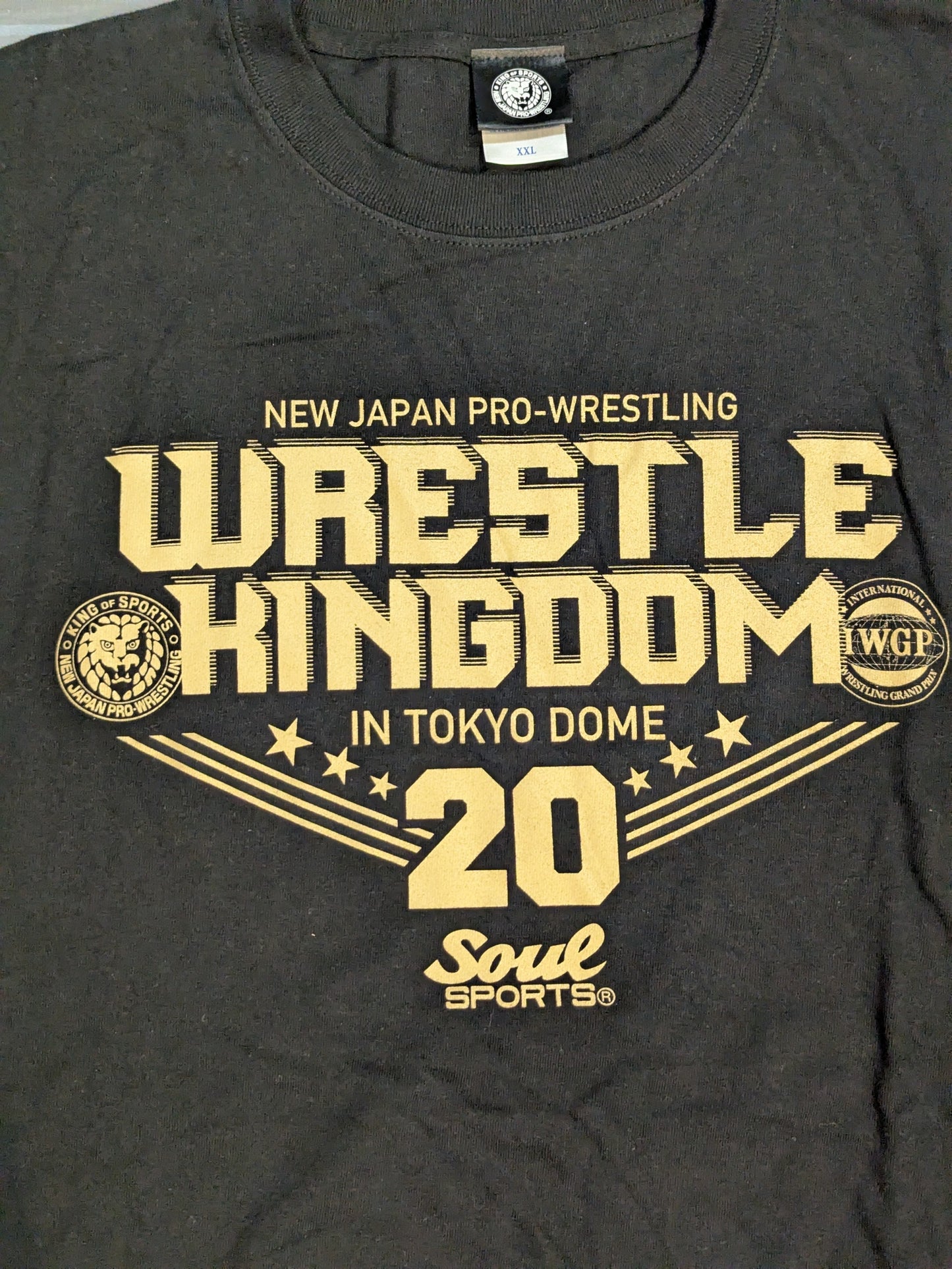 WRESTLE KINGDOM 20 大会記念「SOUL SPORTS」Tシャツ