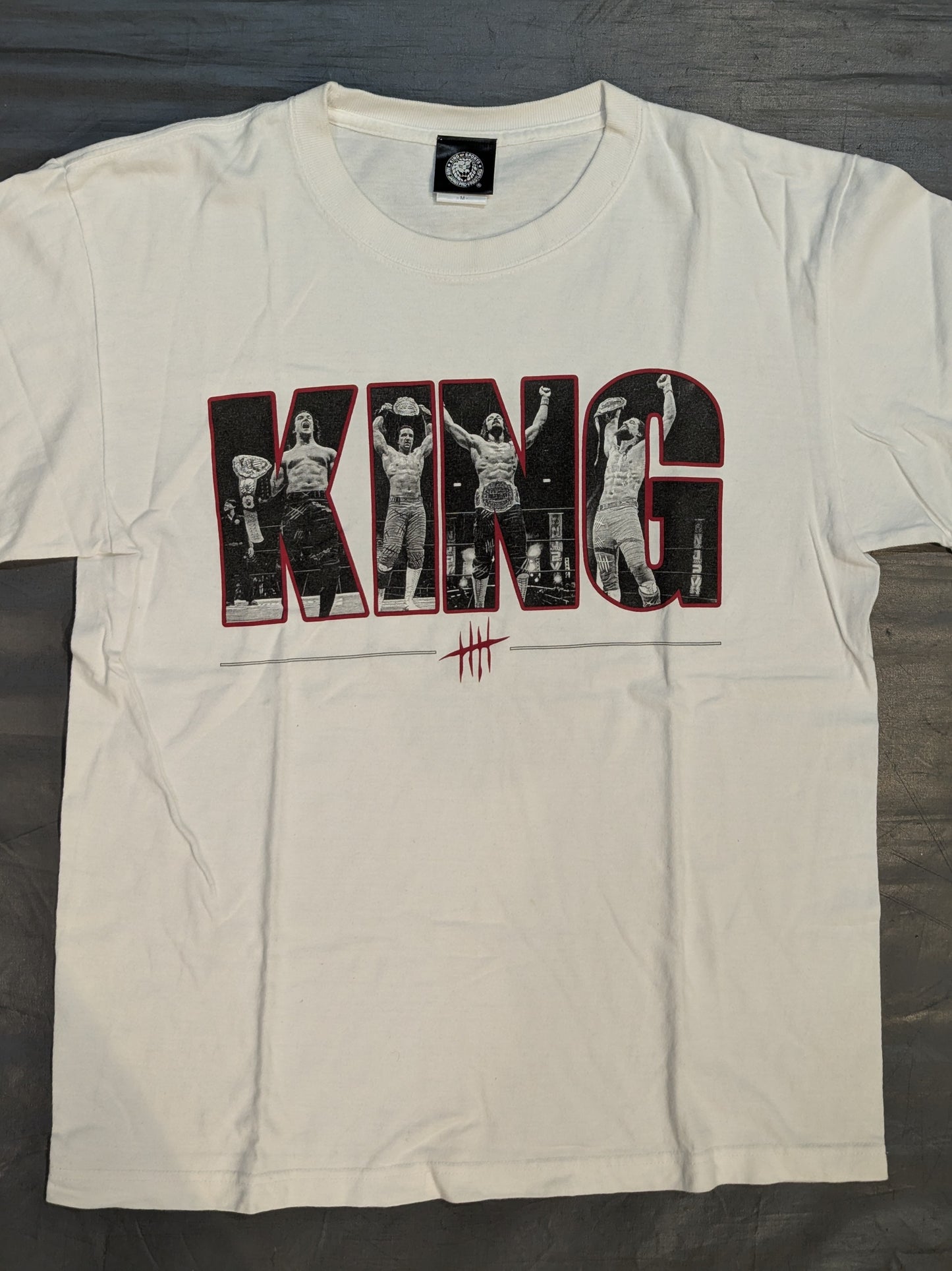 Jay White "KING" T-shirt (White)