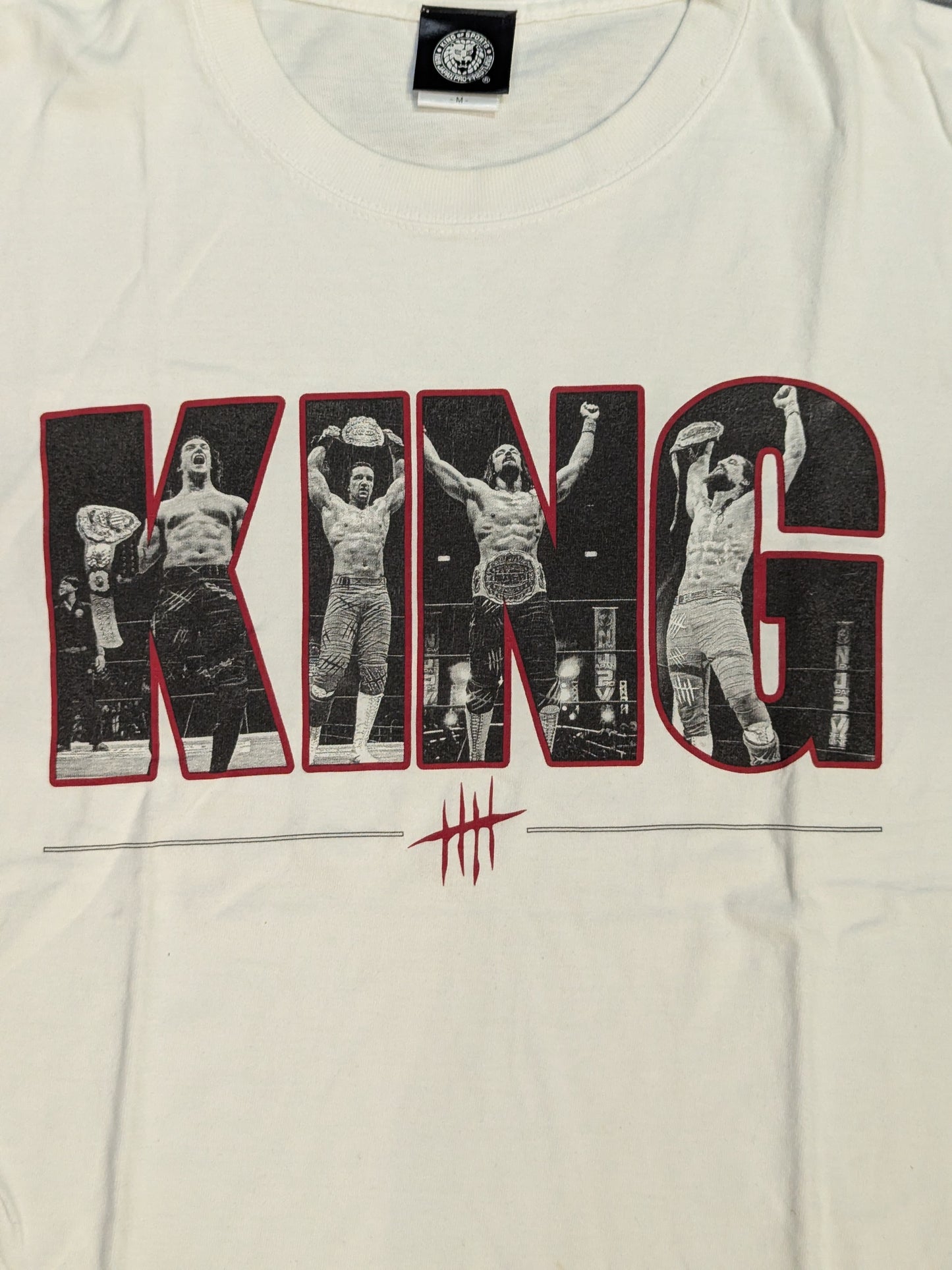 Jay White "KING" T-shirt (White)
