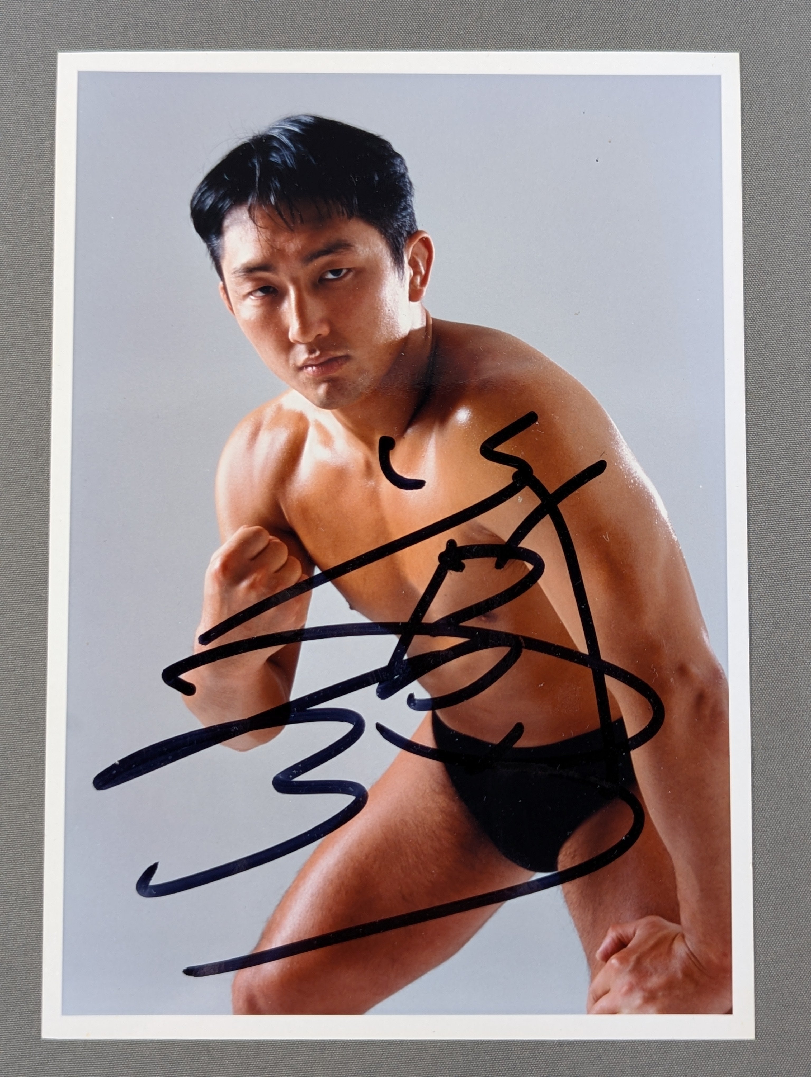 大谷晋二郎 直筆サイン入り 新日本プロレス ブロマイド① – 闘道館