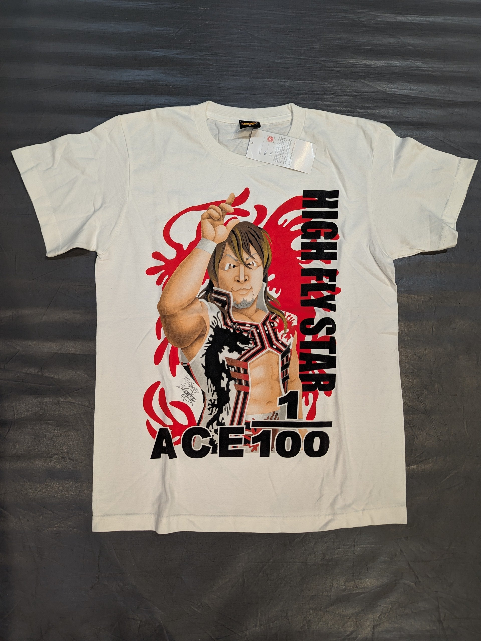 直筆サイン入り】棚橋弘至 イラストTシャツ – 闘道館