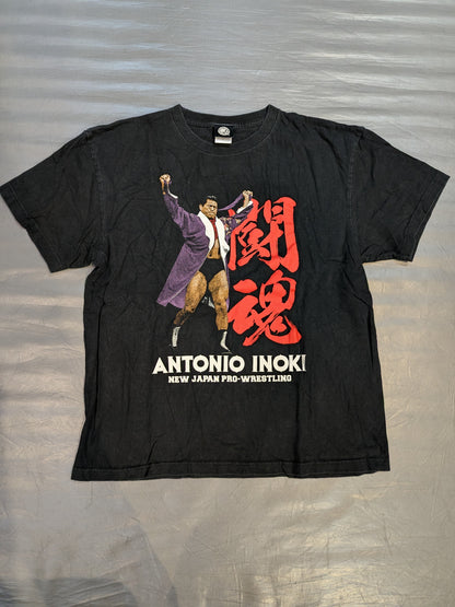 新日本プロレス50周年記念 アントニオ猪木 Tシャツ(リングコール)