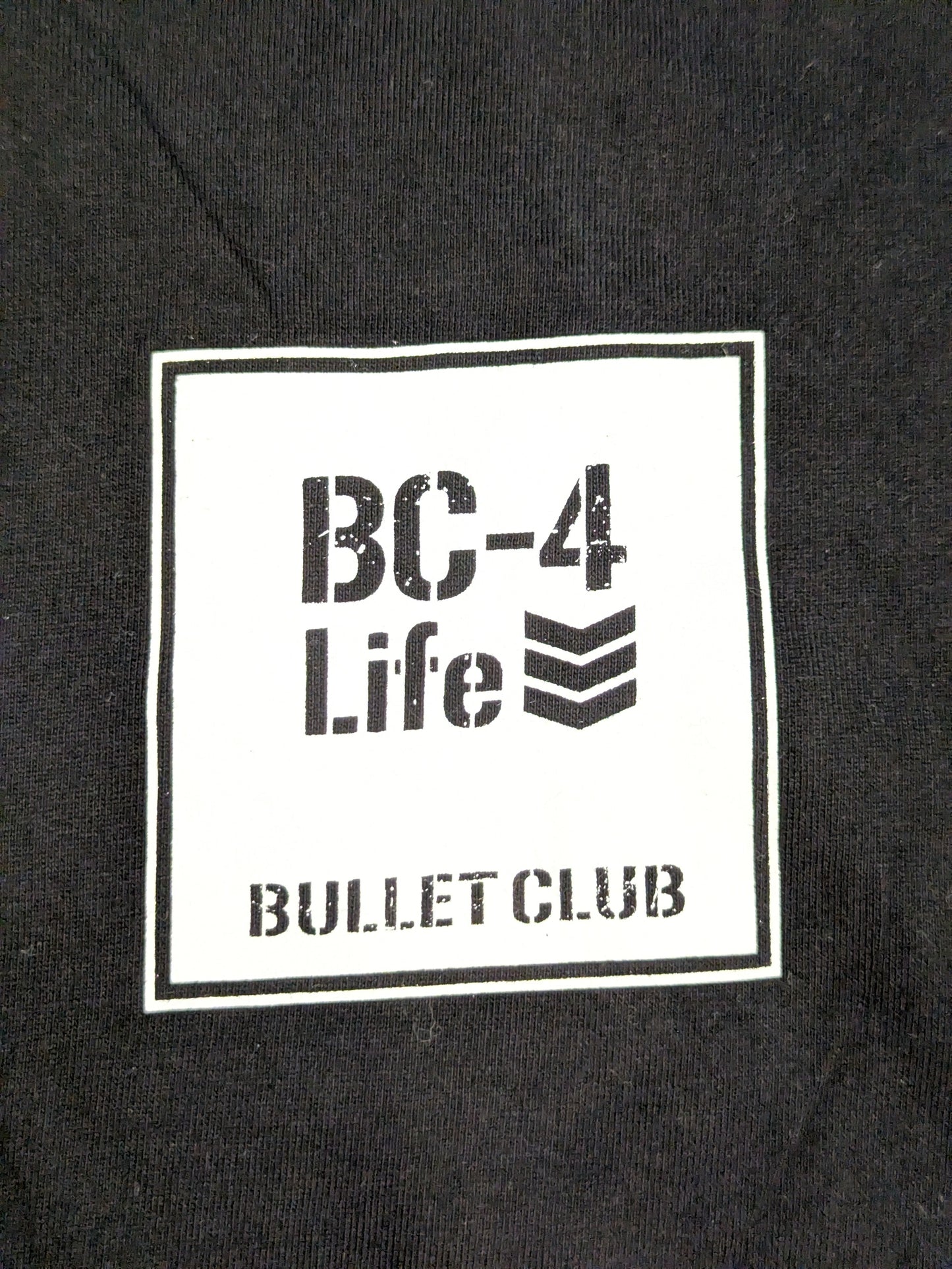 BULLET CLUB×アベイル「BC-4 Life」Tシャツ(ブラック)