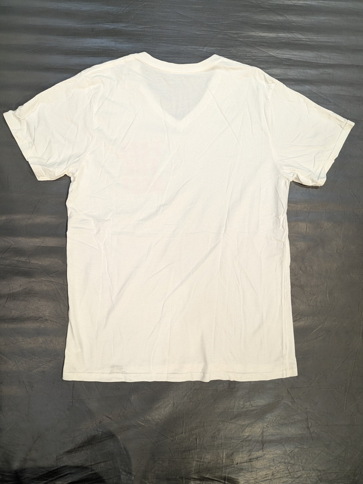 棚橋弘至「FEEL THE BEST」VネックTシャツ(ホワイト×レッド)