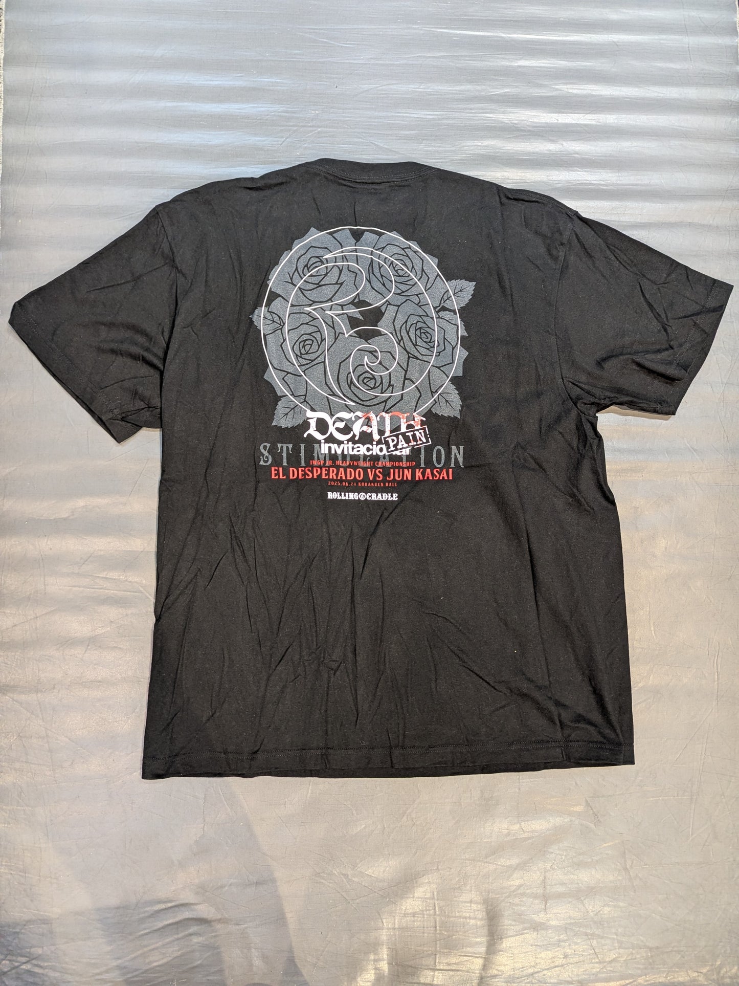 エル・デスペラード×葛西純「"DEATH PAIN" invitacional」Tシャツ