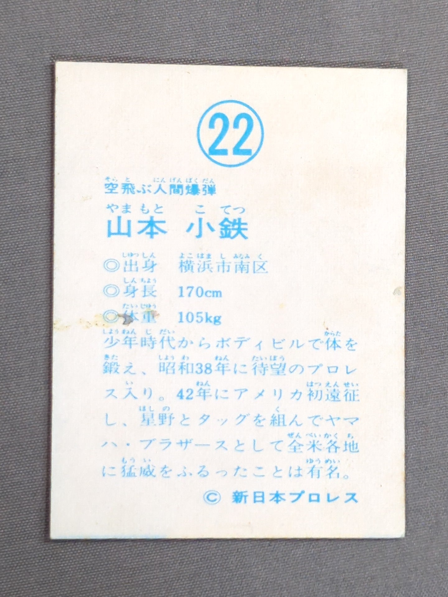 Kotetsu Yamamoto Yamakatsu Pro Wrestling Cards (22)