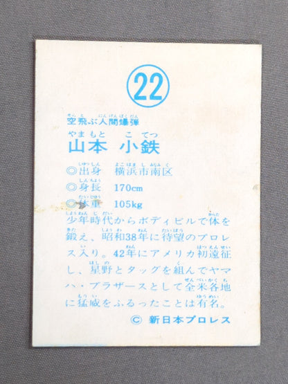 Kotetsu Yamamoto Yamakatsu Pro Wrestling Cards (22)