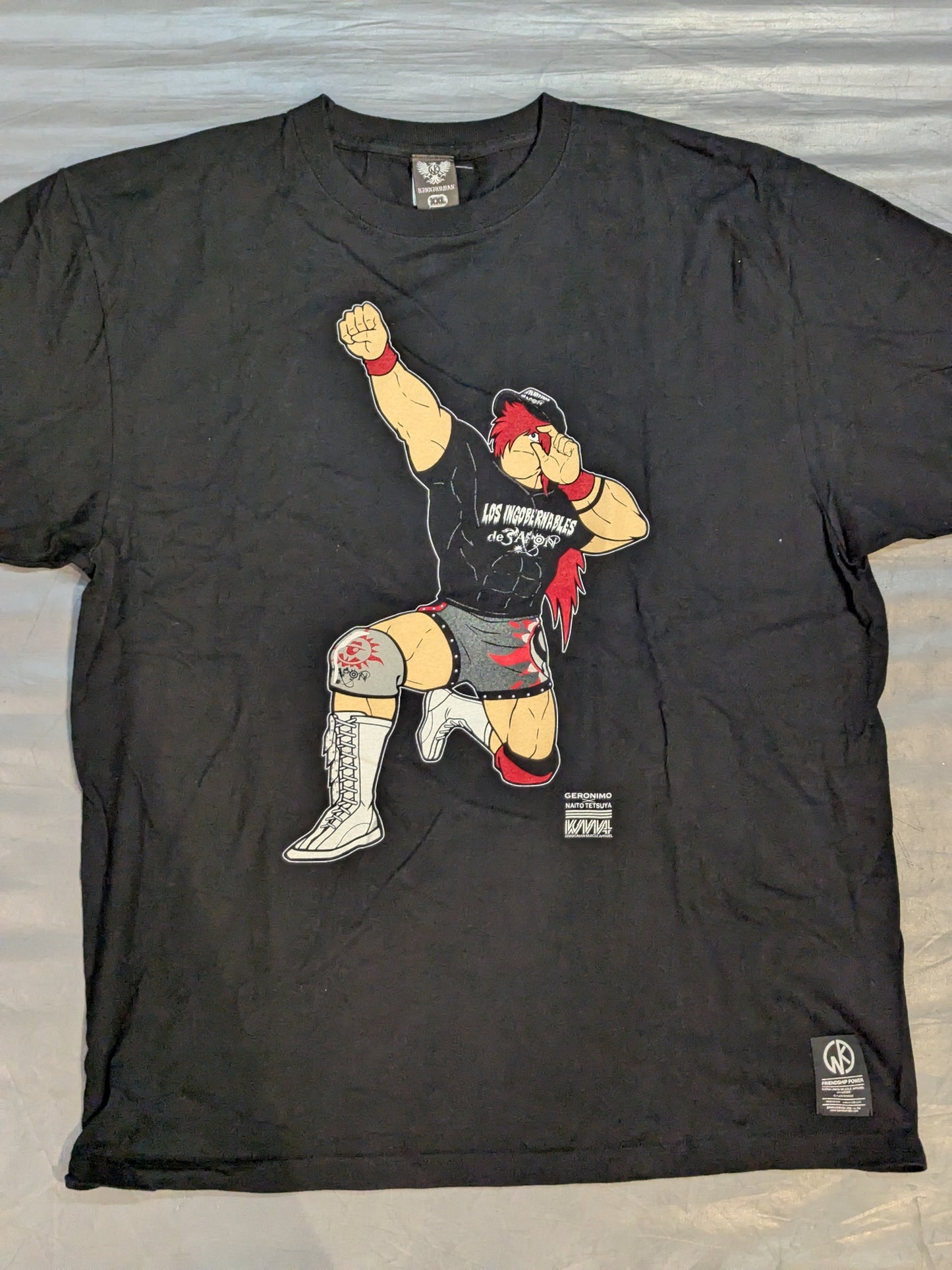 内藤哲也×ジェロニモ Tシャツ(ブラック)