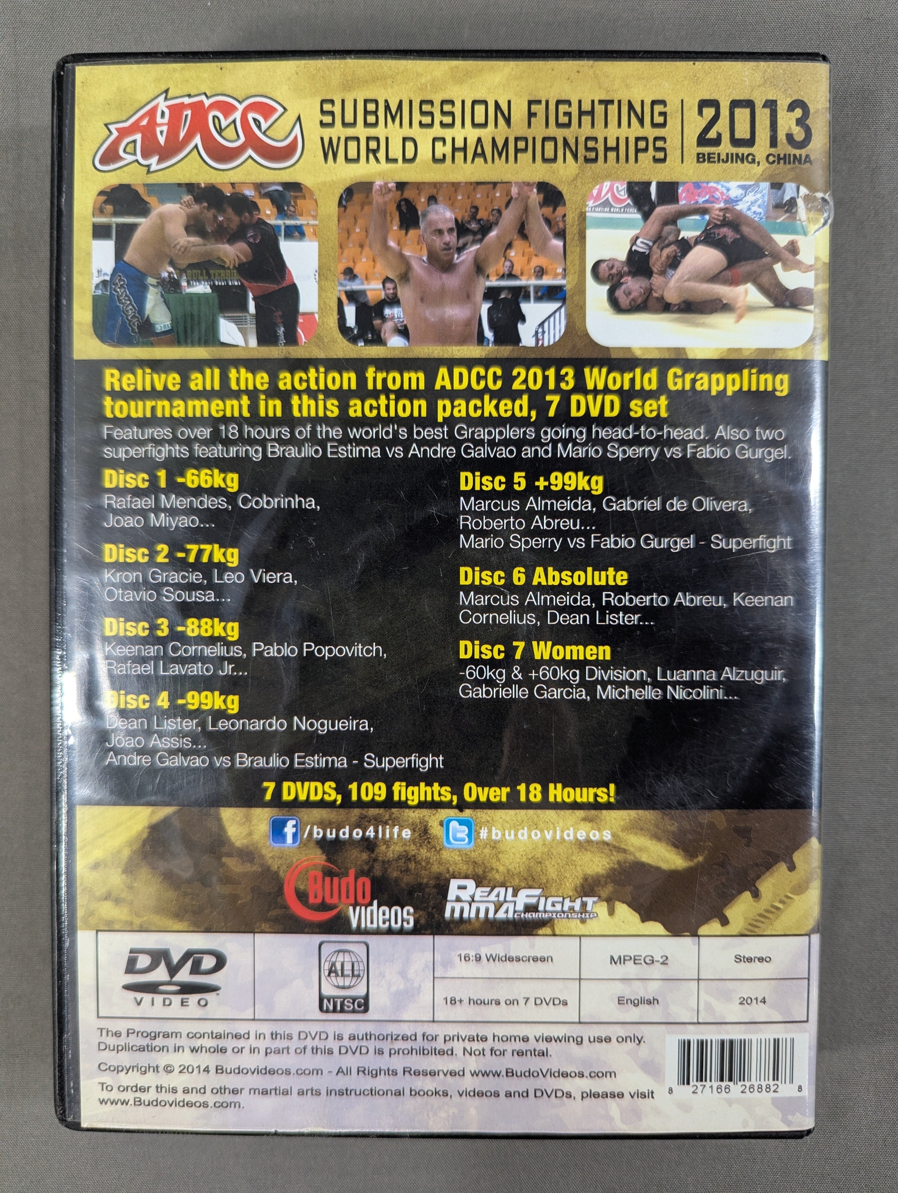 ADCC SUBMISSION FIGHTING WORLD CHAMPIONSHIP 2013 – 闘道館