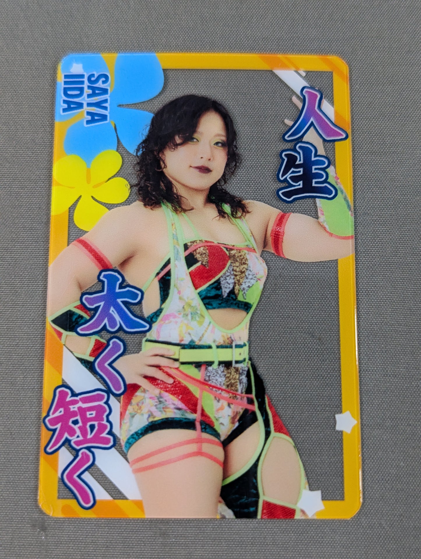 飯田沙耶 意気込みカード