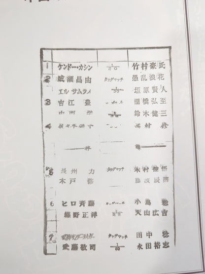 闘魂スペシャル特別号 木戸修 引退試合