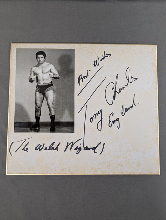 Tony Charles (Black and White photo  Attachment )