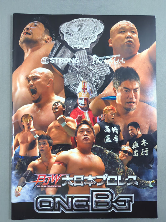 [29 fighters hand signed autograph 】Big Japan Pro Wrestling  BJW ONE BJ