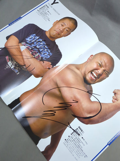 [29 fighters hand signed autograph 】Big Japan Pro Wrestling  BJW ONE BJ