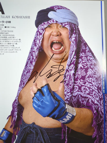 [29 fighters hand signed autograph 】Big Japan Pro Wrestling  BJW ONE BJ