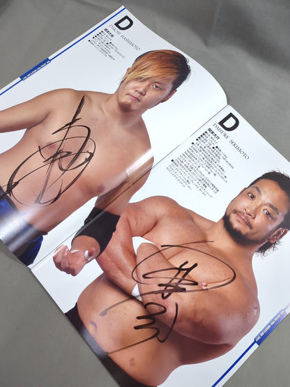 [29 fighters hand signed autograph 】Big Japan Pro Wrestling  BJW ONE BJ