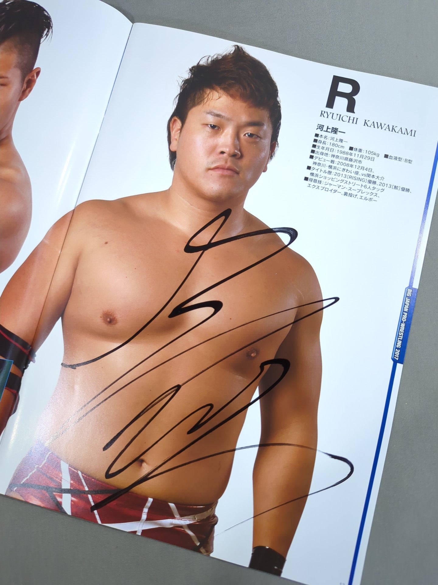 [29 fighters hand signed autograph 】Big Japan Pro Wrestling  BJW ONE BJ