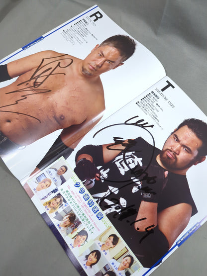 [29 fighters hand signed autograph 】Big Japan Pro Wrestling  BJW ONE BJ