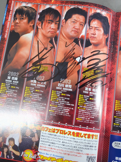 [18 fighters hand signed autograph 】Ryuji Ito & Daisuke Hashimoto 15th Anniversary of Debut