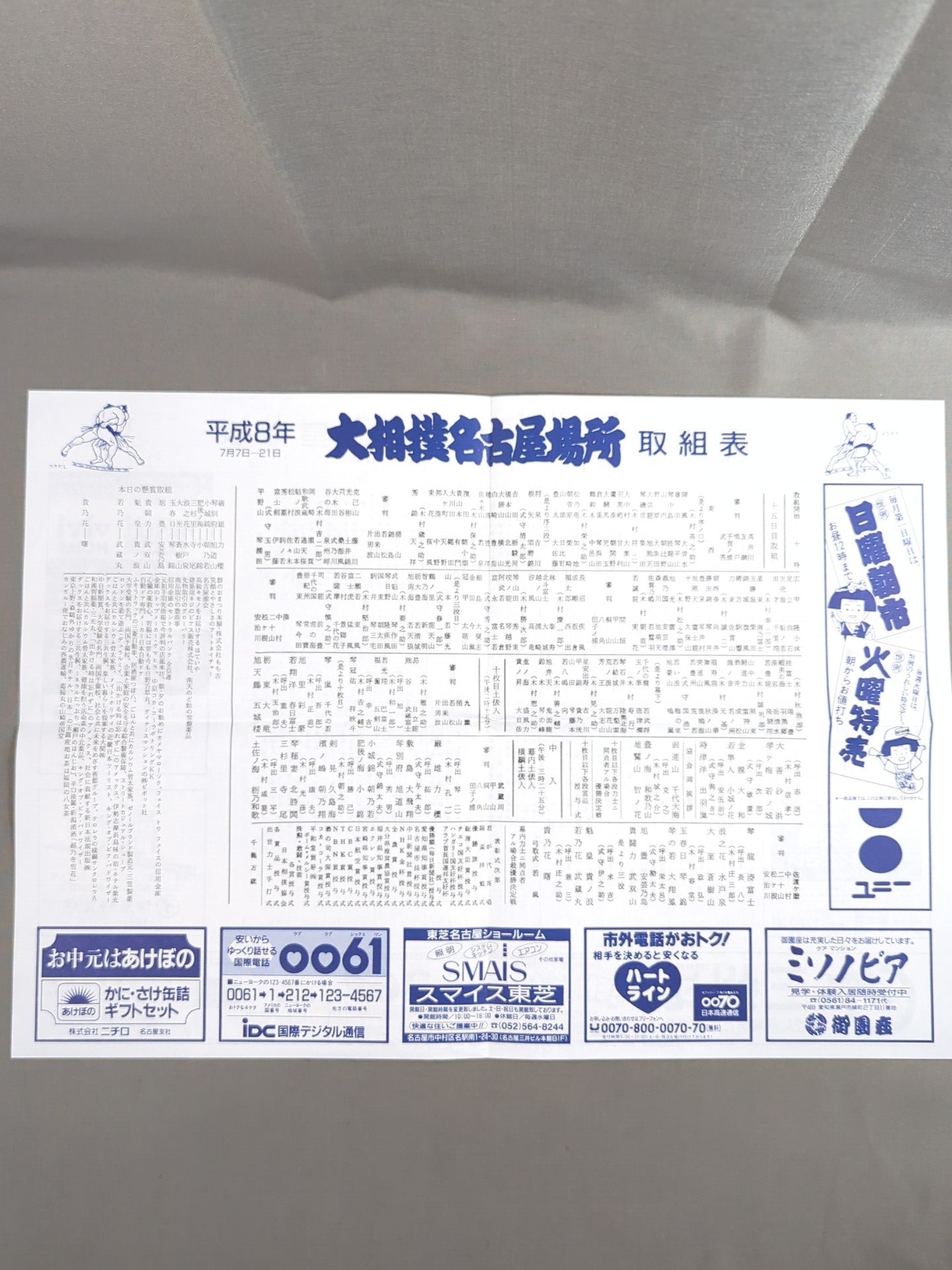 大相撲名古屋場所(1996年)