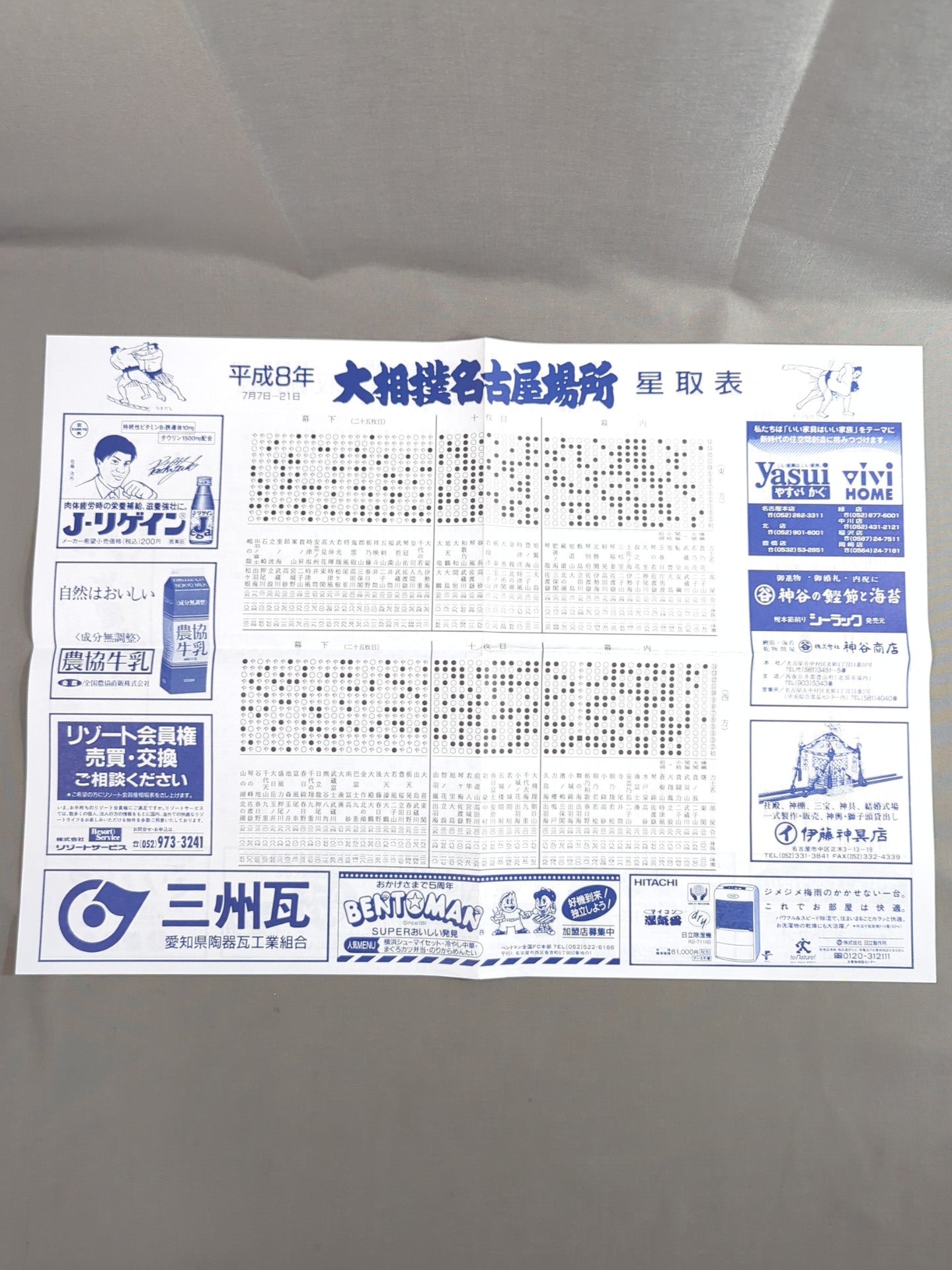 大相撲名古屋場所(1996年)
