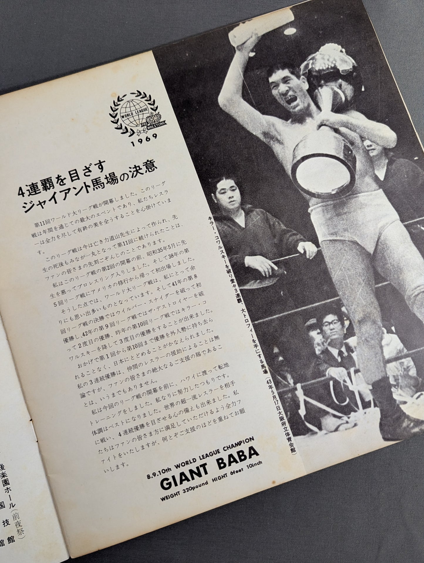 69第11回ワールド大リーグ戦