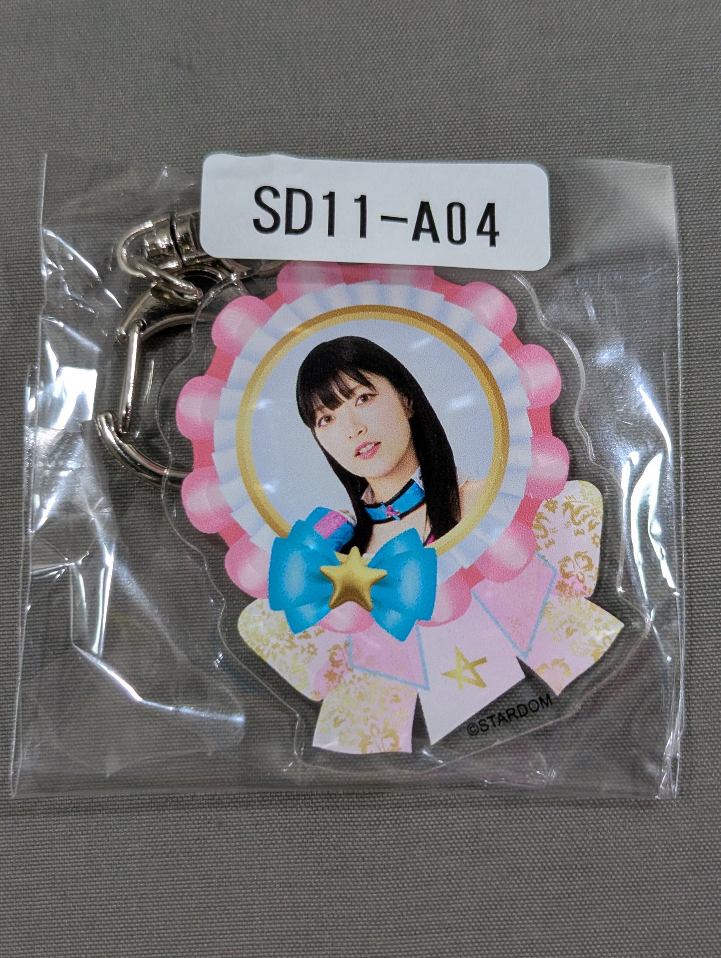 さくらあや ロゼット風キーホルダー(STARDOM×ウェブポン)