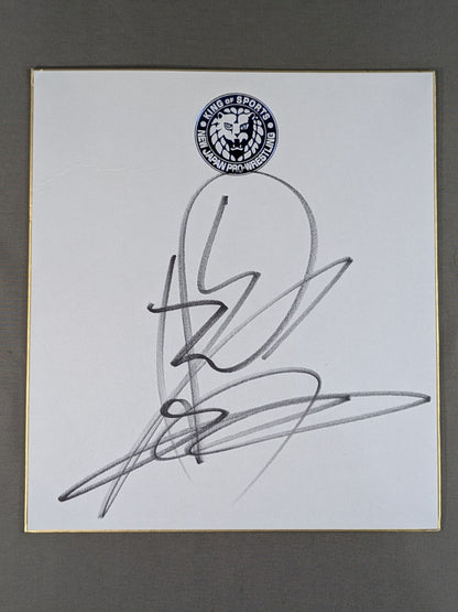 Yuji Nagata (Lion Mark Shikishi ( Autograph board ) )