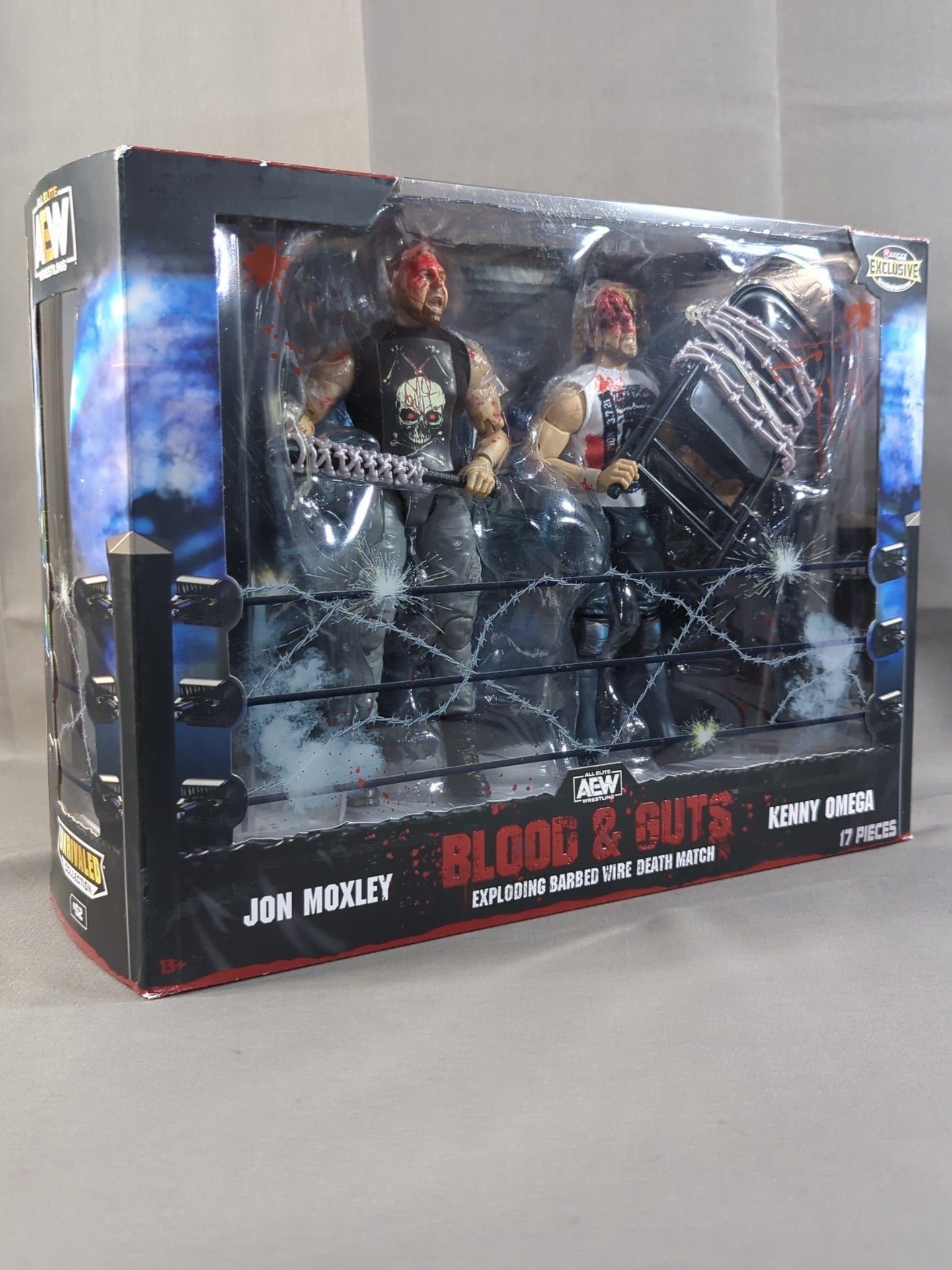 ★爆破有刺鉄線デスマッチ★　ケニー・オメガ＆ジョン・モクスリー　★Ringside Collectibles★