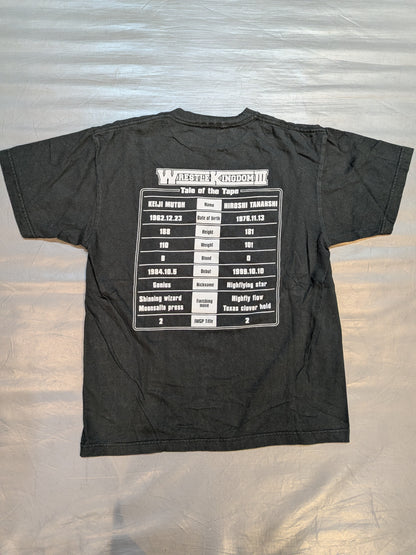 ★レッスルキングダム3★ 武藤敬司vs棚橋弘至「IWGP WORLD HEAVYWEIGHT CHAMPIONSHIP」ピクチャーTシャツ