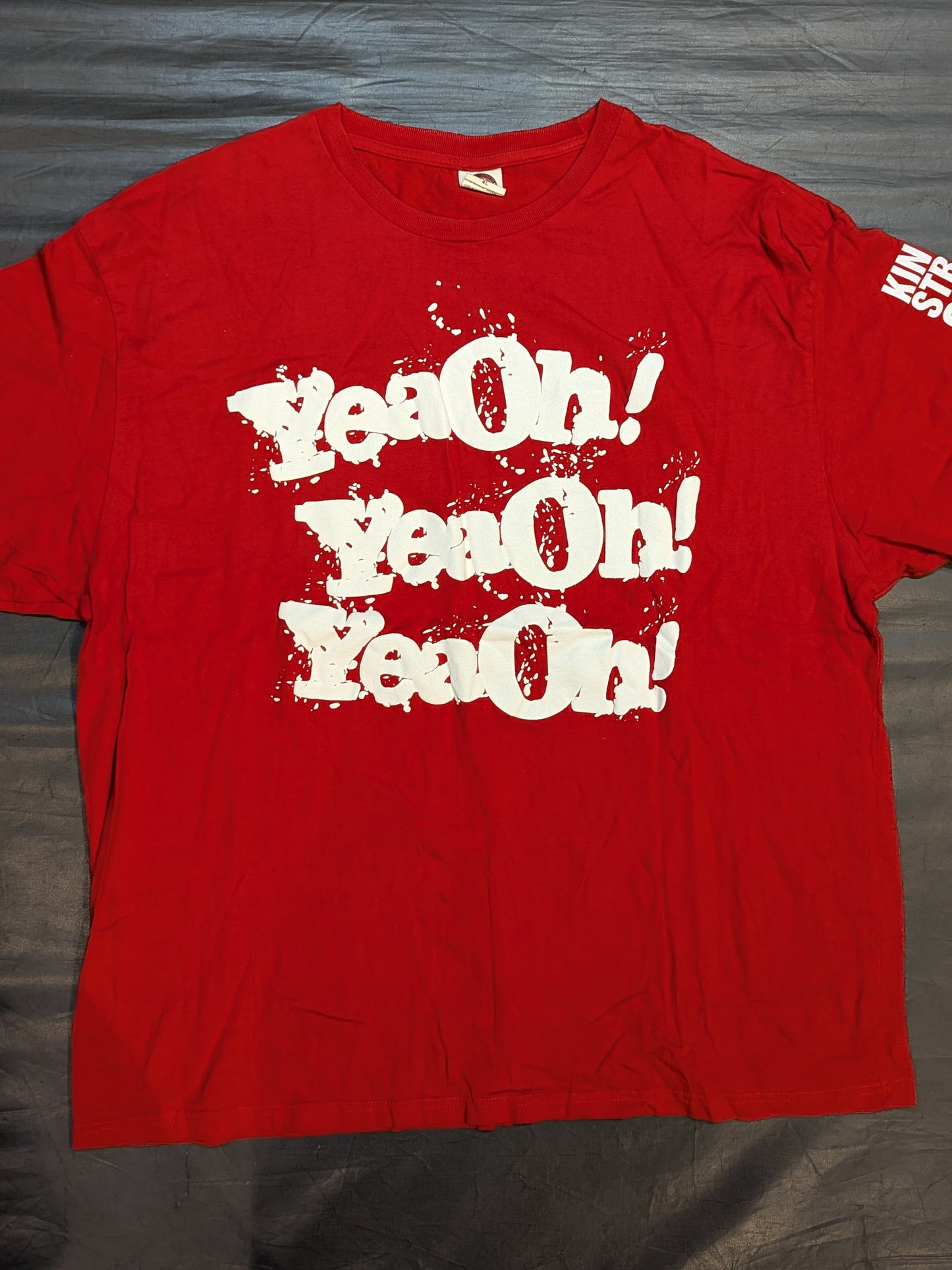 中邑真輔「YeaOh!×3」Tシャツ(レッド)