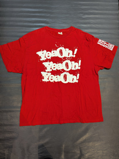 中邑真輔「YeaOh!×3」Tシャツ(レッド)