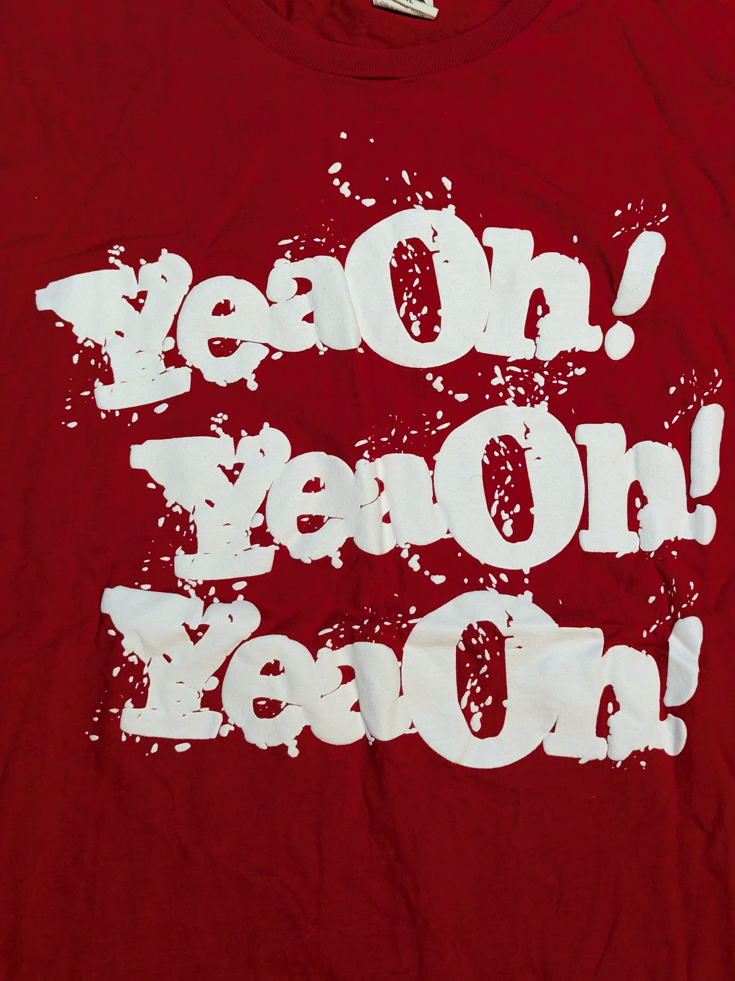 中邑真輔「YeaOh!×3」Tシャツ(レッド)
