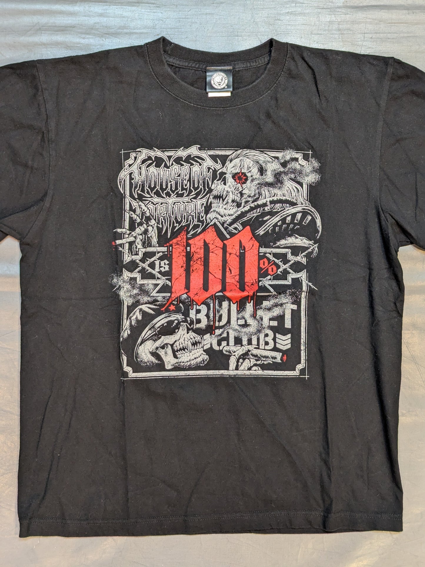 EVIL＆ディック東郷「HOUSE OF TORTURE IS 100% BULLET CLUB」Tシャツ