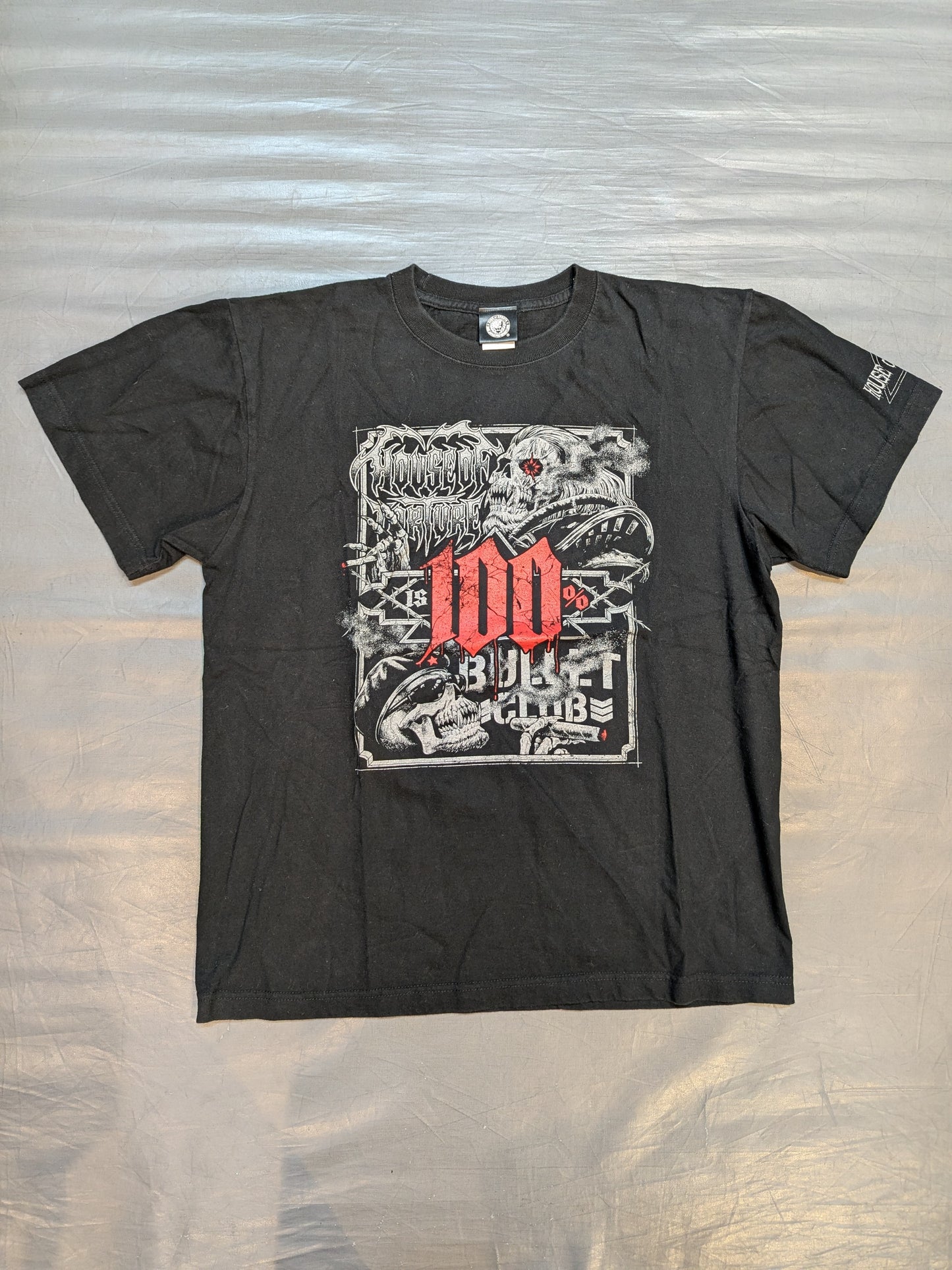 EVIL＆ディック東郷「HOUSE OF TORTURE IS 100% BULLET CLUB」Tシャツ