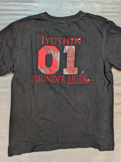 獣神サンダー・ライガーチャンネル「TEAM LIGER」Tシャツ(ブラック)
