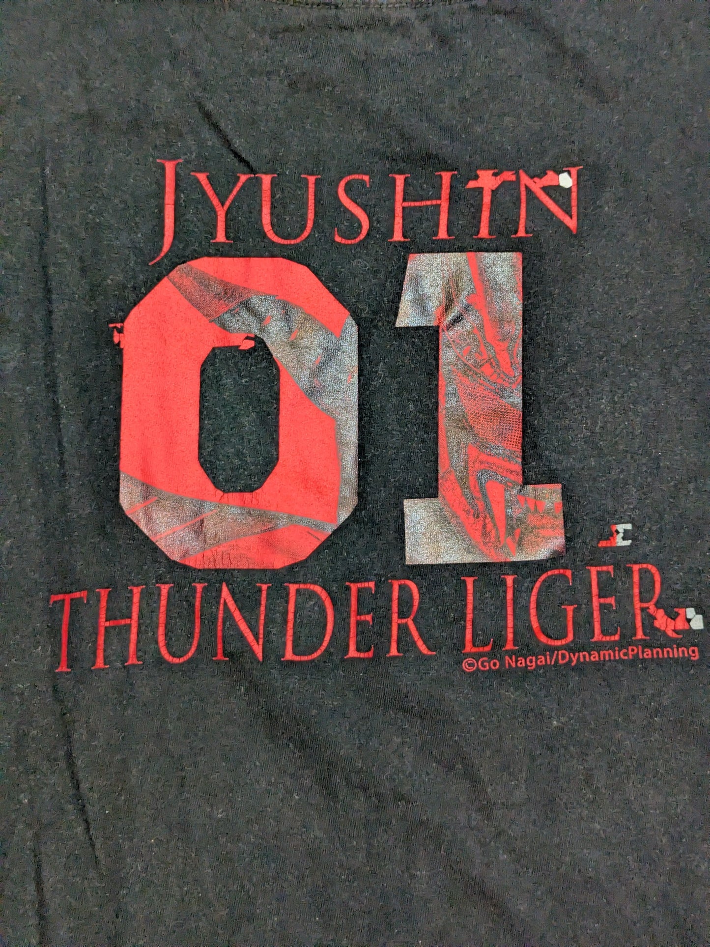 獣神サンダー・ライガーチャンネル「TEAM LIGER」Tシャツ(ブラック)
