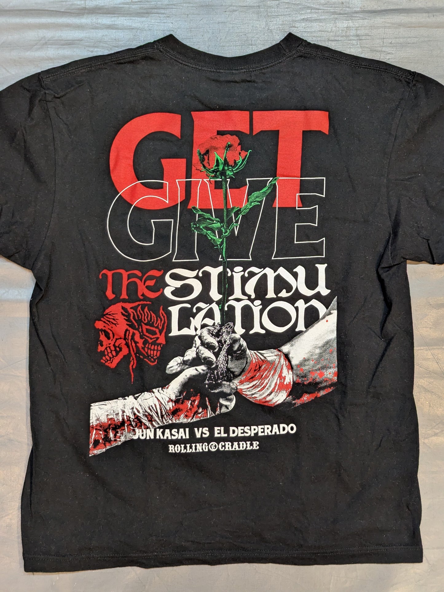 El Desperado ×Jun Kasai  "Special Single Match" Commemorative T-Shirt
