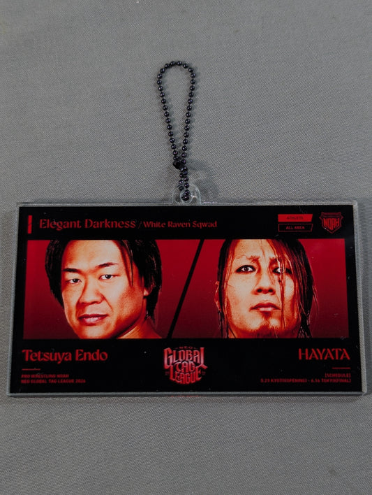 遠藤哲哉＆HAYATA アクリルキーホルダー(NEO GLOBAL TAG LEAGUE 2026)